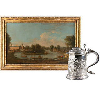 Pitture e sculture del XIX secolo e argenti